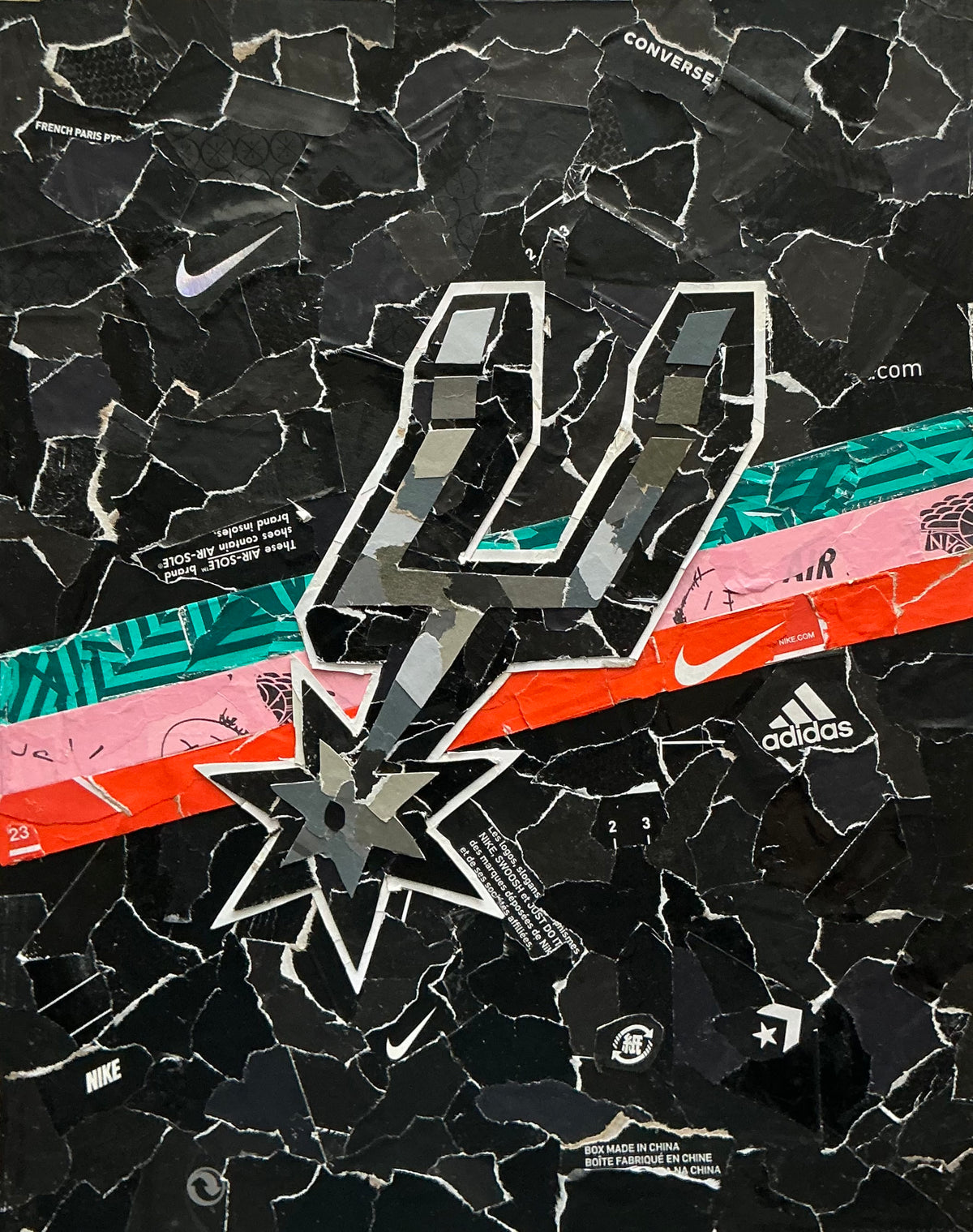 Spurs Legacy Signed #/23 Print