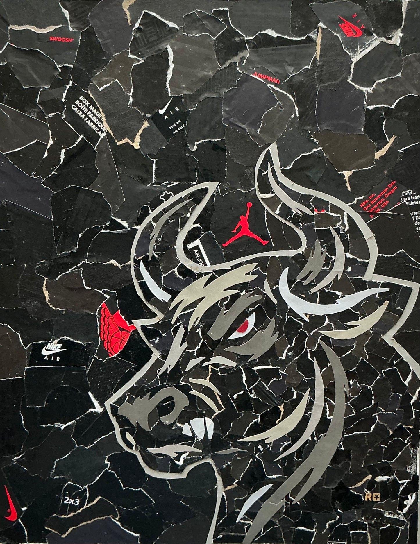 Hidden in Plain Sight Bull Print