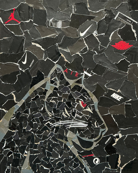 Hidden in Plain Sight Black Cat Print